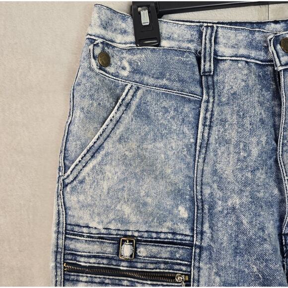 Vintage Roglins Denim Acid Wash Blue Jeans Womens Size 33S (30x29) - Picture 4 of 12